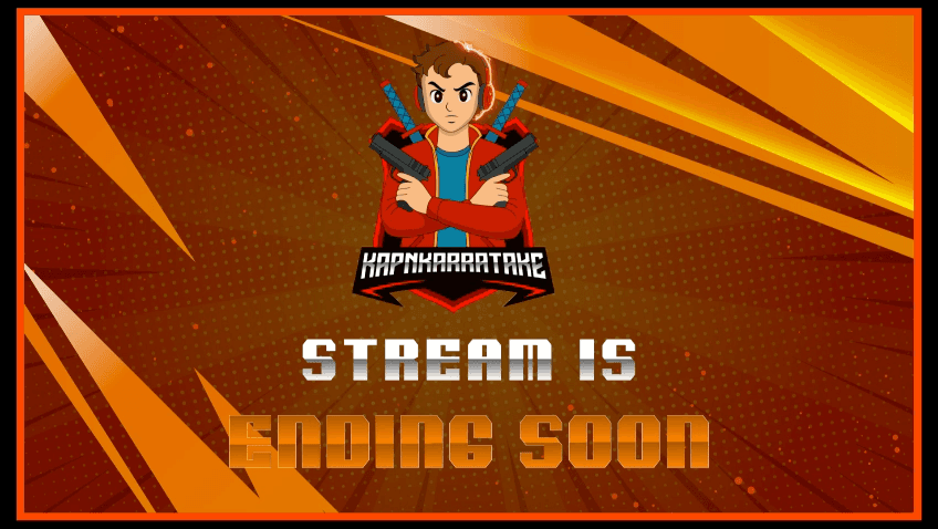 Digital creator packs featuring orange abstract stream background.