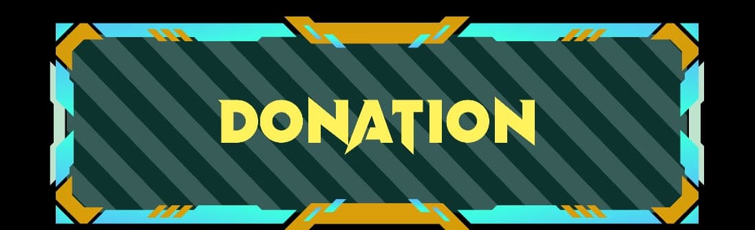 Digital creator packs featuring donation stream panel.