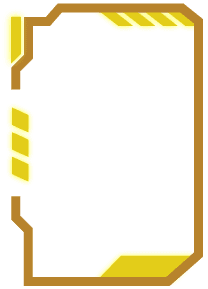 Gold-and-black geometric border overlay for a stream chat box.