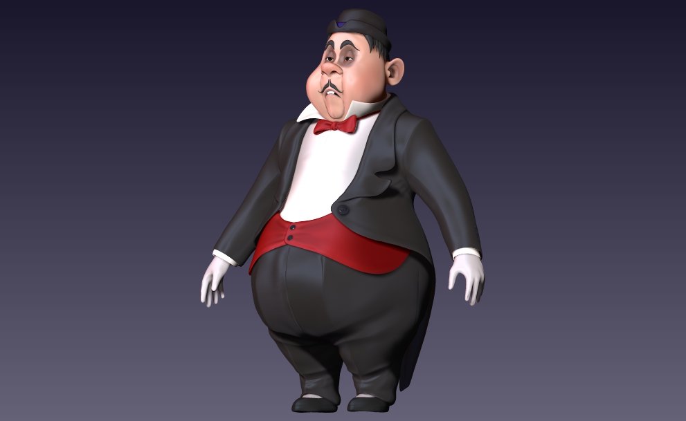 Neon command hub 3D room design